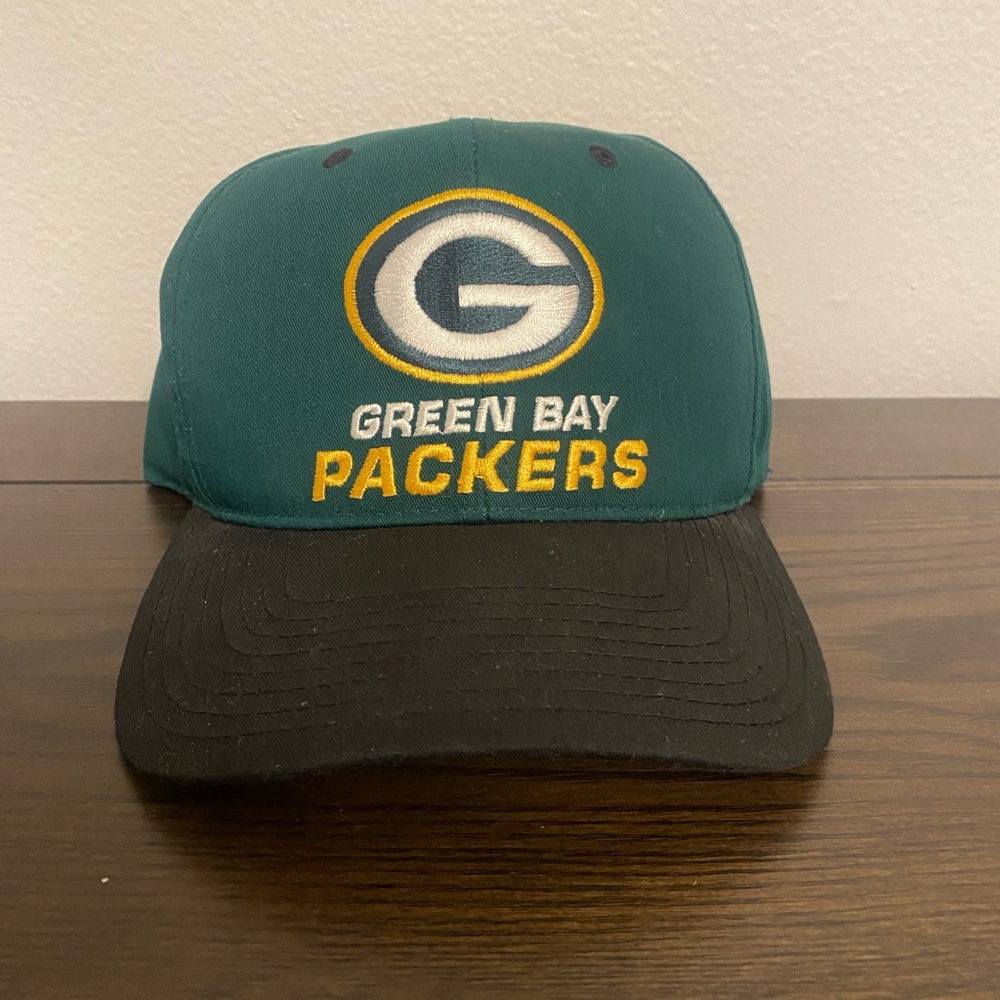 Green Bay Packers Green and Black Cap